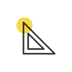 Yellow Protractor